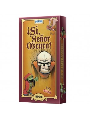 Caja del juego de mesa ¡Sí, Señor Oscuro! Caja Roja