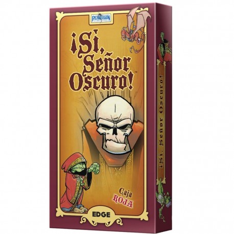 Caja del juego de mesa ¡Sí, Señor Oscuro! Caja Roja