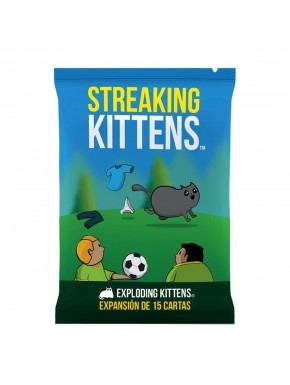 Paquete de expansión Streaking Kittens con cartas de gatitos