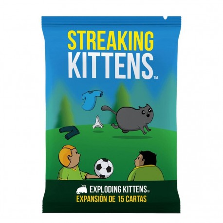 Paquete de expansión Streaking Kittens con cartas de gatitos