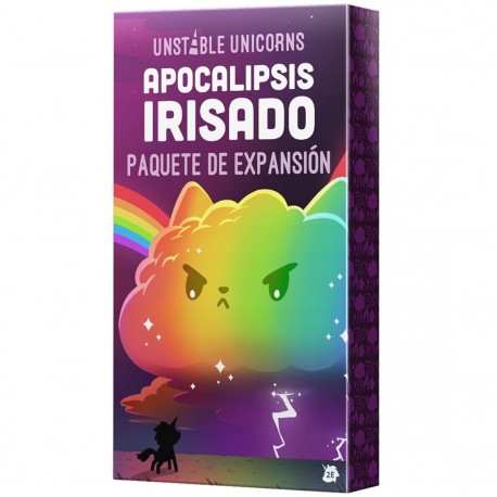 Caja y cartas Unstable Unicorns Apocalipsis Irisado