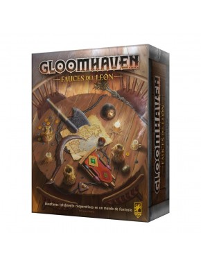 Caja del juego de mesa Gloomhaven: Fauces del León