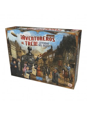 Caja del juego de mesa ¡Aventureros al Tren! Legacy
