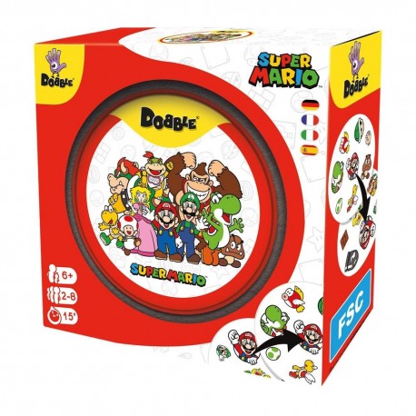Juego de mesa Dobble con personajes de Super Mario