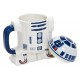 Taza tapa R2-D2 Star Wars 3D