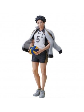 Figura Keiji Akaashi Ichibansho Haikyu!! sosteniendo balón