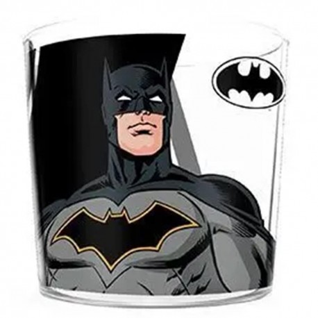 Vaso de cristal con diseño de Batman del Universo DC
