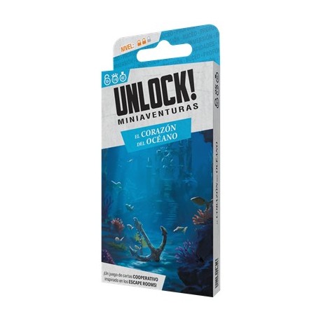 Boîte de jeu Unlock! Mini Le Cœur de l'Océan