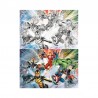 Puzzle à gratter Prime 3D Marvel Collage 150 pièces