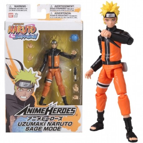 Figura de acción Naruto Uzumaki Modo Sabio 17cm Bandai