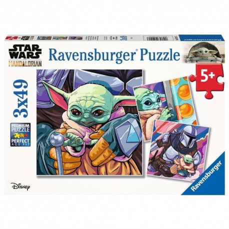 Puzzle Baby Yoda da Ravensburger em 3 imagens