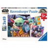 Puzzle Ravensburger The Mandalorian Baby Yoda 3x49 pièces
