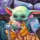 Puzzle Baby Yoda da Ravensburger em 3 imagens
