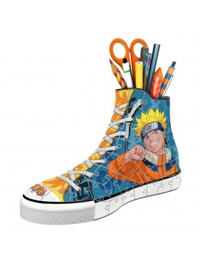Puzzle 3D Sneaker de Naruto como portalápices