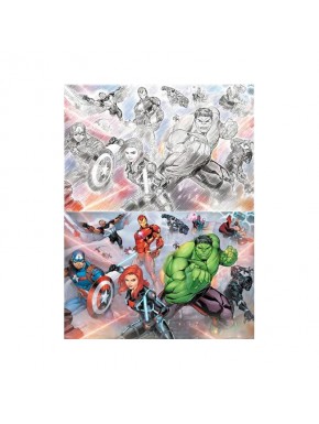 Puzzle para rascar Marvel 3D de 150 piezas