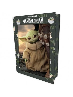 Puzzle 3D Star Wars The Mandalorian con Grogu