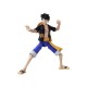 Figura de Luffy Dressrosa de 17cm en pose dinámica.
