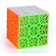 Cubo de Rubik 3x3 QiYi DNA diseño verde y naranja