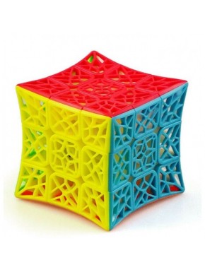 Cubo de Rubik Qiyi DNA Cóncavo 3x3 en colores vibrantes