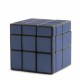 Cubo de Rubik Qiyi Mirror 3x3 azul en diferentes posiciones