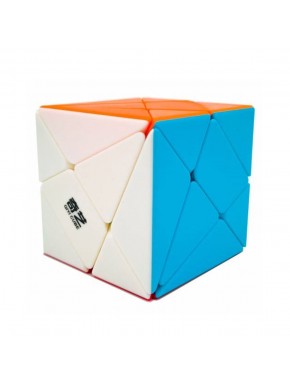 Cubo Rubik QiYi Axis 3x3 sin pegatinas con colores vivos