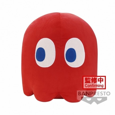 Peluche fantasma rojo de Pac-Man de 18 cm