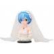 Figura Ichibansho Rem Wedding de 21 cm de Re: Zero