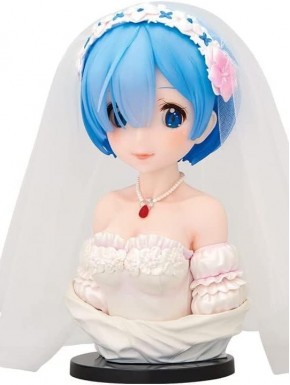 Figura Ichibansho Rem Wedding de 21 cm de Re: Zero
