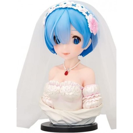 Figura Ichibansho Rem Wedding de 21 cm de Re: Zero