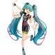 Figura Banpresto de Hatsune Miku Racing Chronicle de 17 cm.