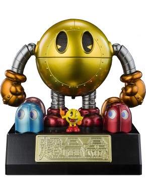 Figura Chogokin de Pac-Man con fantasmas y minifigura