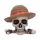 Caja decorativa calavera Luffy con sombrero de paja