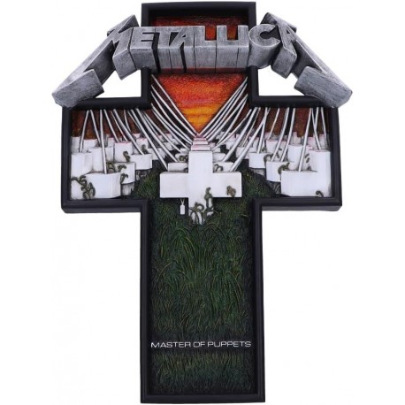 Placa de pared Metallica Master of Puppets 31,5 cm