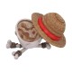 Caja decorativa calavera Luffy con sombrero de paja