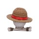 Caja decorativa calavera Luffy con sombrero de paja