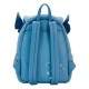 Mochila azul de Stitch con detalles de peluche