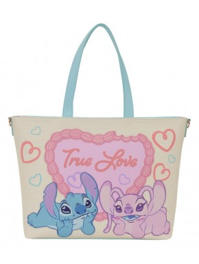Bolsa de lino Lilo & Stitch True Love por Loungefly