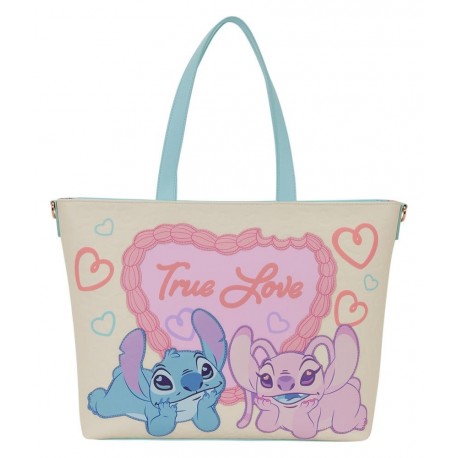 Bolsa de lino Lilo & Stitch True Love por Loungefly