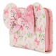 Monedero Disney Minnie Mouse Floral Loungefly de cuero PU