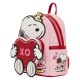 Mochila Mini Snoopy XO en rosa y rojo de Loungefly