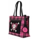 Bolsa Avril Lavigne por Loungefly, rosa y negra con monedero