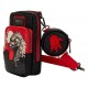 Bandolera Loungefly Godzilla en rojo y negro