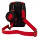 Bandolera Loungefly Godzilla en rojo y negro