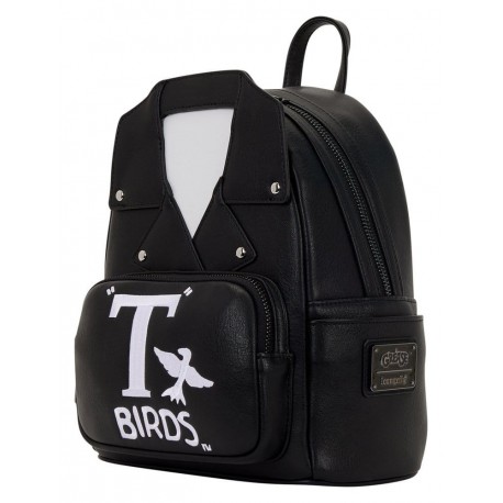 Mochila mini preta Grease T-Birds da Loungefly