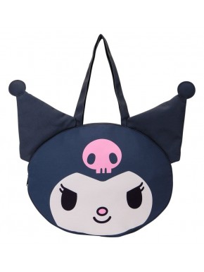 Bolsa Sanrio negra Kuromi de Loungefly con orejas puntiagudas