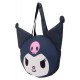 Bolsa Sanrio negra Kuromi de Loungefly con orejas puntiagudas