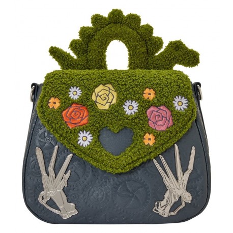 Bolsa transversal verde e preta Edward Mãos de Tesoura Loungefly