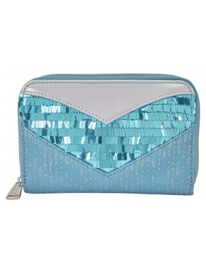 Monedero azul Disney Frozen Elsa con glitter de Loungefly