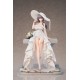 Estatua PVC Charybdis Azur Lane con vestido blanco