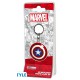 Metal key ring 3D Captain America Marvel Shield